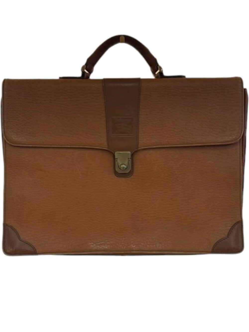 756191CR C2 Burberry Business Bag Brown Leather